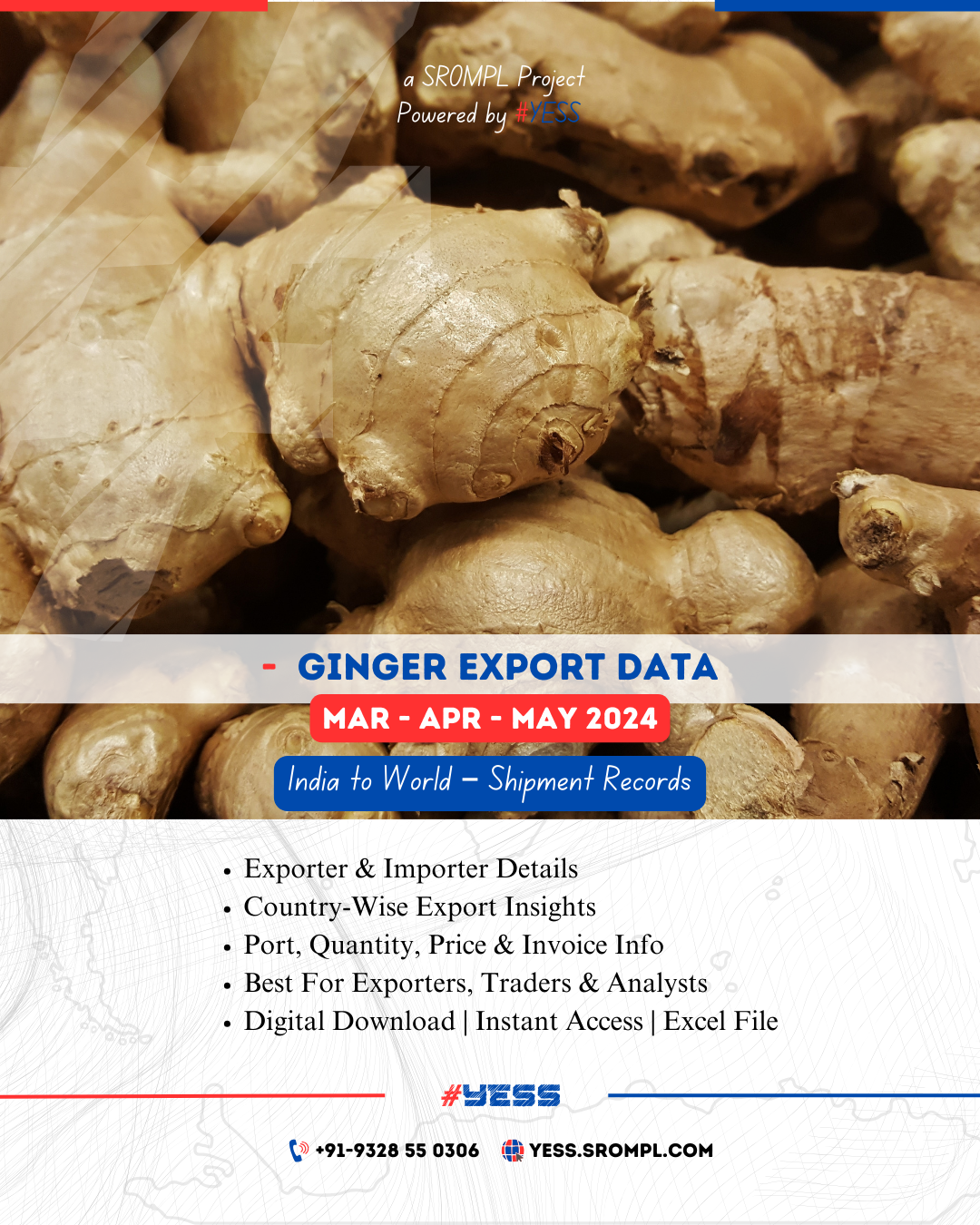 Ginger Export from India (Mar-Apr–May 2024)