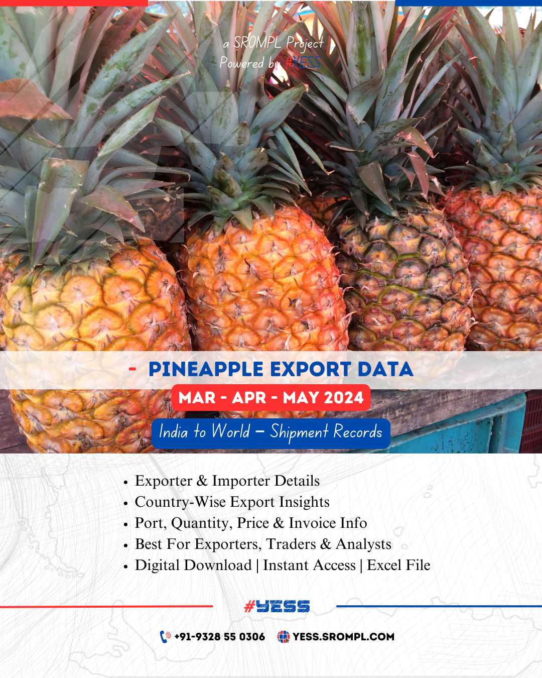 Pineapple Export from India (Mar-Apr–May 2024)
